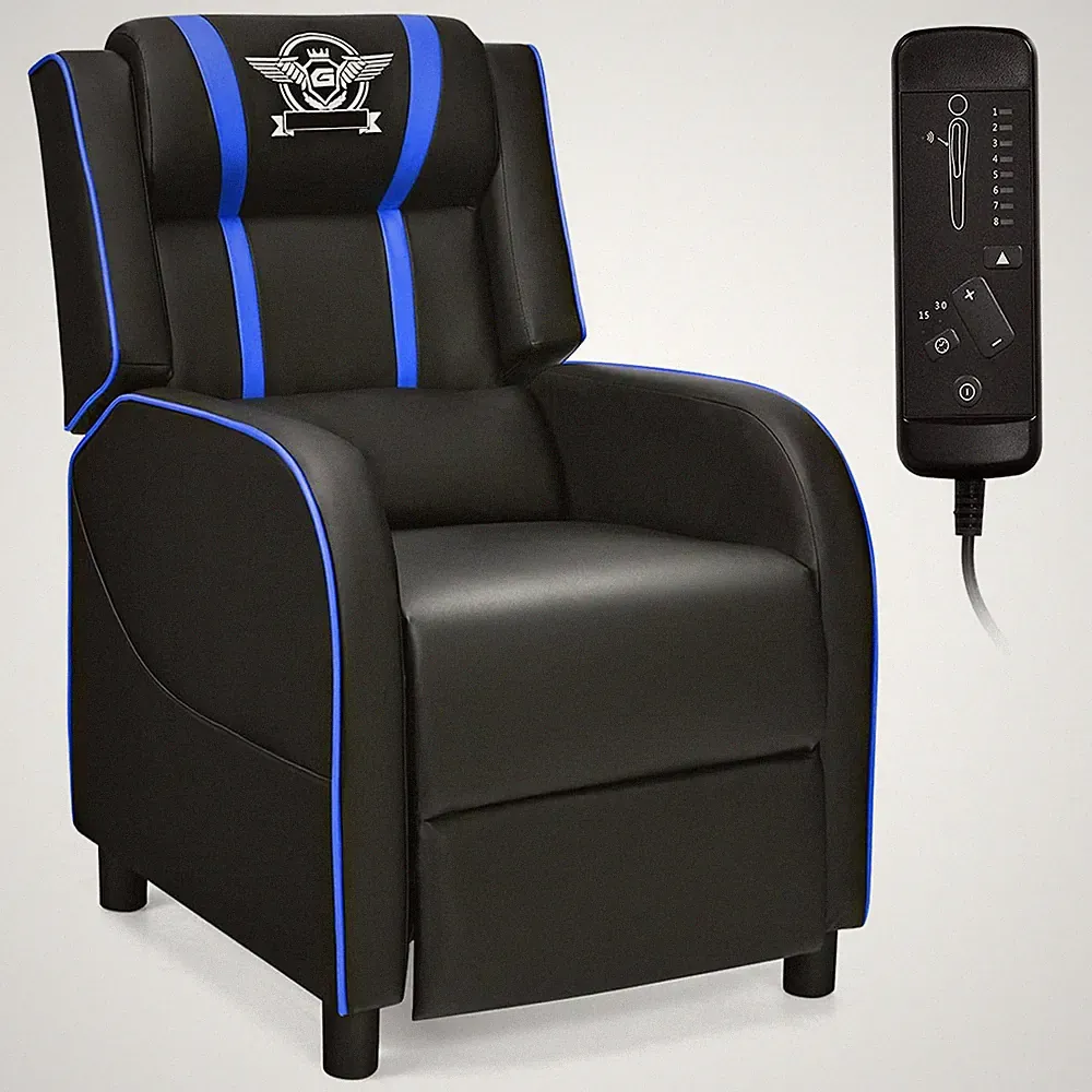 Gaming Recliner Chair, Adjustable Massage Gaming Chairs for Adults, Ergonomic...