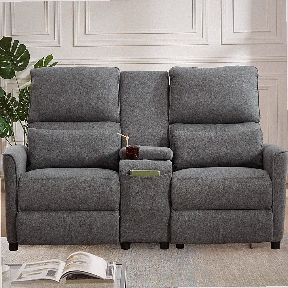 Loveseat Recliner Sofa Manual Recliner Loveseat Home Theater Seating Living Room